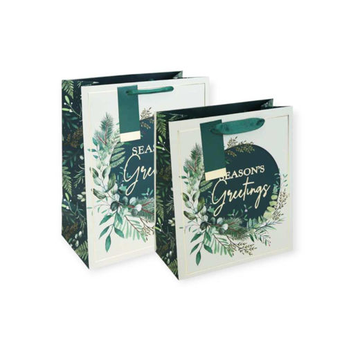 Picture of SEASONS GREETINGS GIFT BAGS